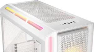 Corsair iCUE LINK 5000T LX RGB Mid-Tower PC Case; White (CC-9011299-WW)