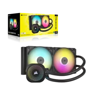 Corsair iCUE LINK TITAN 280 RX RGB Liquid CPU Cooler - RX140 RGB Fans – Fits Intel® LGA 1851/1700; AMD® AM5/AM4. (CW-9061017-WW)