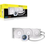 ''NAUTILUS 360 RS LCD Liquid CPU Cooler – 2.1'''' IPS LCD Screen – RS120 Fans – 360 mm Radiator – LGA 1851/1700;
AMD® AM5/AM4 -