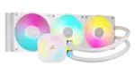 Corsair iCUE LINK TITAN 360 RX RGB Liquid CPU Cooler - White _ RX120 RGB Fans _ Fits Intel LGA 1851/1700; AMD® AM5/AM4.