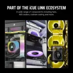 CORSAIR LX-R RGB Series; iCUE LINK LX120-R RGB White; 120mm RGB Fan; Triple Fan Kit.