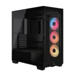 3500X RS-R ARGB Tempered Glass Mid-Tower PC Case; Black