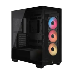 3500X RS-R ARGB Tempered Glass Mid-Tower PC Case; Black
