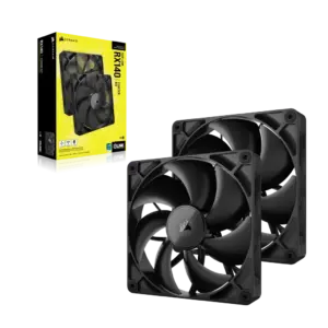 CORSAIR RX Series; iCUE LINK RX140; 140mm Fan; Dual Pack (CO-9051012-WW)