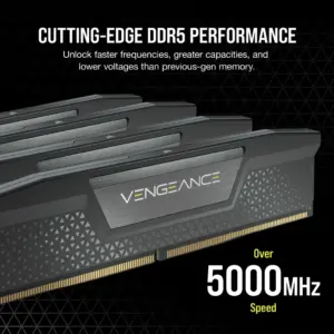 CORSAIR VENGEANCE DDR5 96GB (2 x 48GB) DDR5 6800 CL40-50-50-110 1.40V Intel XMP - BLACK