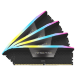 Corsair VENGEANCE RGB DDR5 64GB (4 x 16GB) DDR5 6600 CL32-39-39-76 1.40V Intel XMP - BLACK