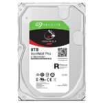 Seagate Ironwolf Pro ST8000NT001 8TB 3.5'' HDD NAS Drives 7200 RPM; SATA 6GB/s Interface; 256MB Cache;550TB/Year; Unlimited Bays