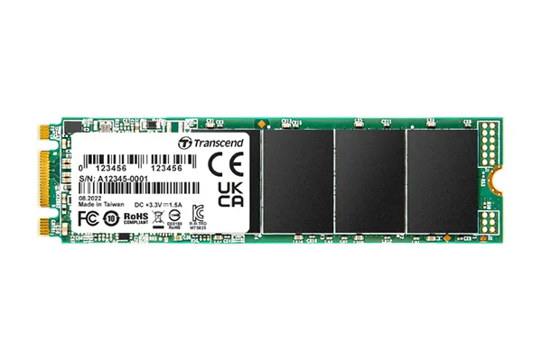 TRANSCEND 500GB MTS825S M.2 SATA3 2280 SSD - CACHELESS TLC - Image 2