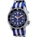 Ratio Free Diver Helium Safe Nylon Automatic Diver's 1066KE20-33VA-BLU-var-NATO2 1000M Men's Watch