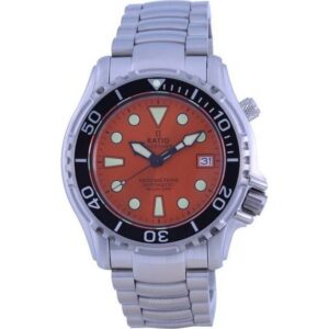 Ratio FreeDiver Helium Safe 1000M Orange Dial Stainless Steel Automatic 1066KE26-33VA-ORG Men's Watch