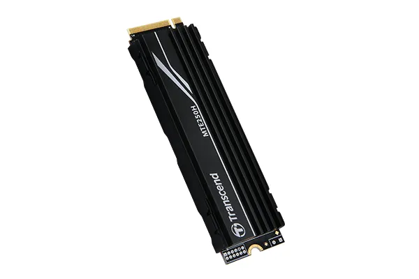 TRANSCEND 4TB MTE250H PCI-E GEN 4X4 M.2 NVMe 2280 SSD 3D TLC -7200 MB/s Read 6200 MB/s Write -with Heat Sink - 3120TBW