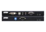 ATEN USB DVI Single Link Console Extender with Audio/Serial Support up to 60M  -  TAA Compliant / Audio Cat 5 KVM Extender