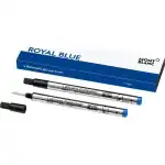 Montblanc Royal Blue - Refills Roller Ball Pen - Fine - 2 Pcs (128227) Unisex FASHION ACCESSORIES