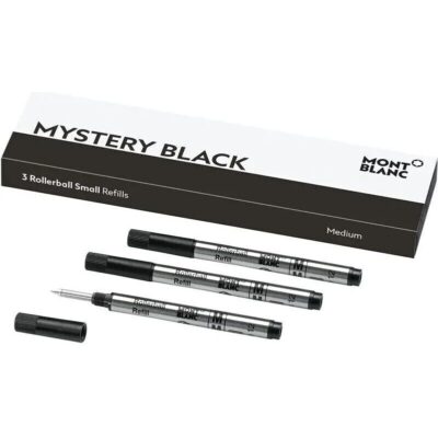 Montblanc Mistery Black - Ballpoint Pen Refills - Medium - 3 Pcs (128240) Unisex FASHION ACCESSORIES