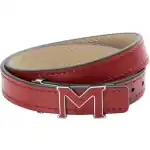 Montblanc Leather M Logo (129501) Unisex FASHION ACCESSORIES