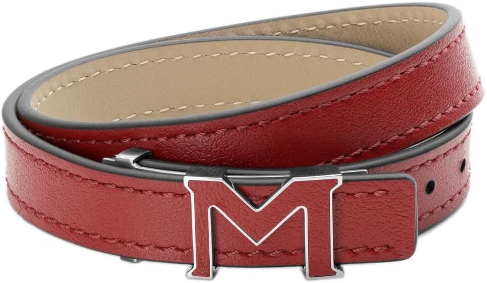 Montblanc Leather M Logo (129501) Unisex FASHION ACCESSORIES