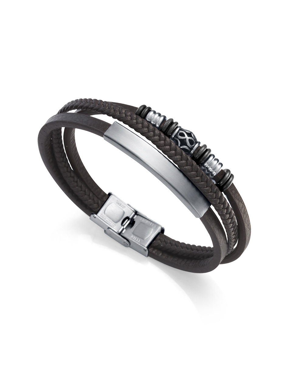 Viceroy Jewels Men's Leather Bracelet (1311P01011)