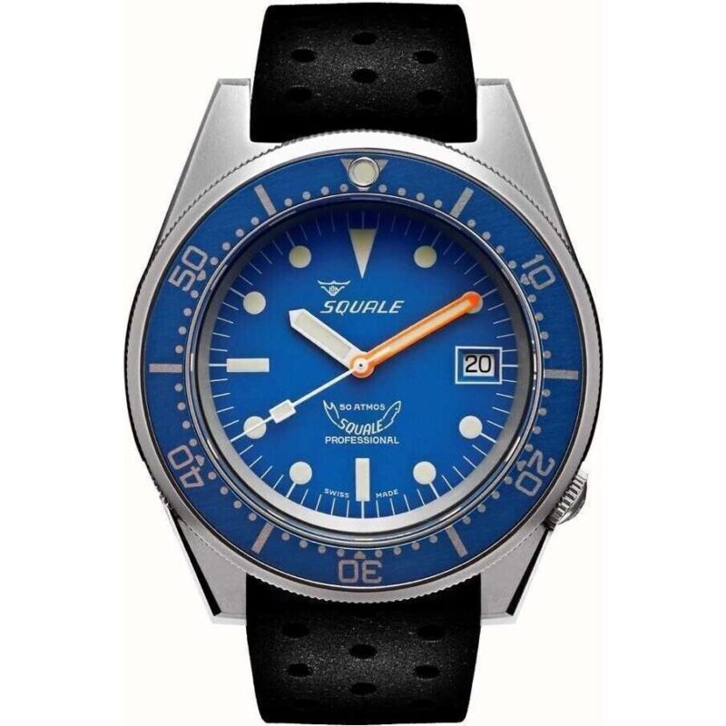 Squale Blue Blasted (1521BLUEBL-NT) Men WATCHES