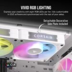 Corsair RX RGB Series; iCUE LINK RX120 RGB White; 120mm Fan; Triple Pack