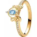 Pandora Jewelry Disney Cinderella's Carriage Ring (163059C01-56) Women JEWELRY