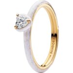 Pandora Jewelry White Chakra Heart (163088C01-50) Women JEWELRY