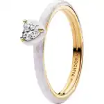 Pandora Jewelry White Chakra Heart (163088C01-50) Women JEWELRY