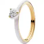 Pandora Jewelry White Chakra Heart (163088C01-56) Women JEWELRY