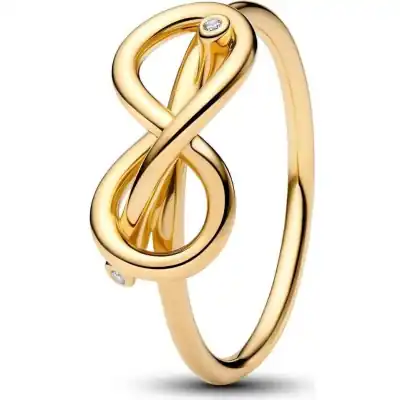 Pandora Jewelry Infinity Knot Ring (163759C01-50) Women JEWELRY