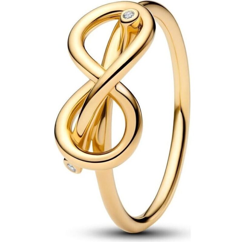 Pandora Jewelry Infinity Knot Ring (163759C01-50) Women JEWELRY