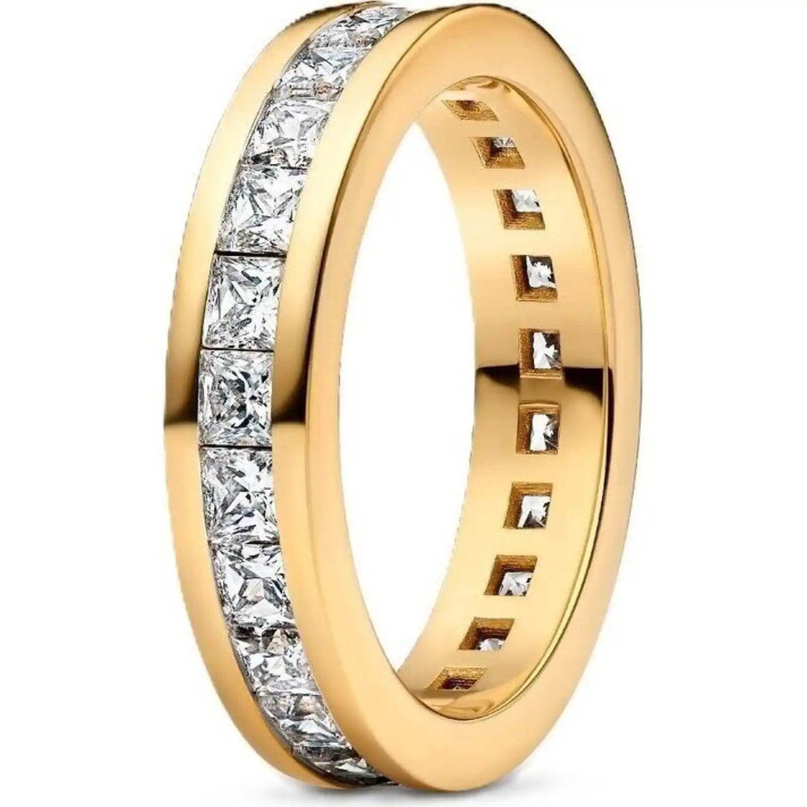 Pandora Jewelry Eternity Channel Ring (163797C01-52) Women JEWELRY Pandora Jewelry Eternity Channel Ring (163797C01-52) Women JEWELRY
