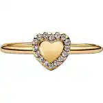 Pandora Jewelry Engravable Heart PavÉ Ring (163801C01-54) Women JEWELRY
