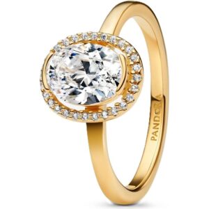 Pandora Jewelry Rectangular Signet PavÉ Ring (163802C01-54) Women JEWELRY