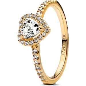 PANDORA JEWELRY ELEVATED HEART RING (168421C01-54) Women JEWELRY