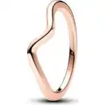 Pandora Jewelry Polished Wave Ring (183095C00-54) Women JEWELRY