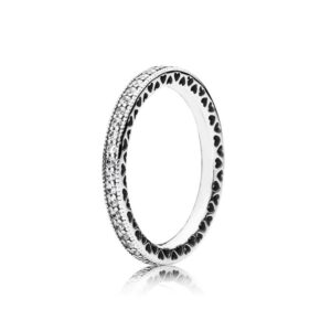 Pandora Jewels Sparkle & Hearts - Ring - Size 50 ***special Price*** (190963CZ-50) Women's JEWELRY
