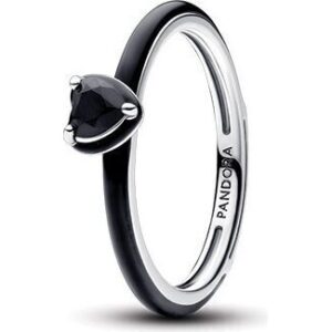 Pandora Jewelry Me Black Chakra Heart Ring (193088C01-54) Women JEWELRY