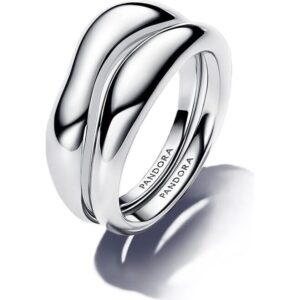 Pandora Jewelry Essence Organically Shaped Stacking Rings (193264C00-52) Women JEWELRY