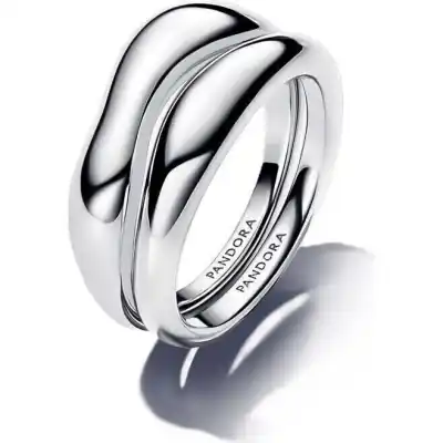 Pandora Jewelry Essence Organically Shaped Stacking Rings (193264C00-54) Women JEWELRY