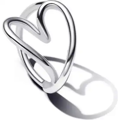 Pandora Jewelry Organically Shaped Heart Ring (193288C00-54) Women JEWELRY