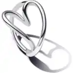 Pandora Jewelry Organically Shaped Heart Ring (193288C00-58) Women JEWELRY