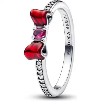 Pandora Jewelry Disney Princess Snow White Bow Ring (193652C01-54) Women JEWELRY