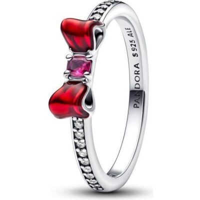 Pandora Jewelry Disney Princess Snow White Bow Ring (193652C01-56) Women JEWELRY