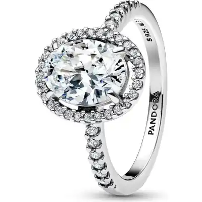 Pandora Jewelry Oval Light Point Ring (193777C01-50) Women JEWELRY