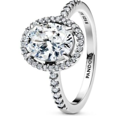 Pandora Jewelry Oval Light Point Ring (193777C01-52) Women JEWELRY