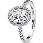 Pandora Jewelry Oval Light Point Ring (193777C01-54) Women JEWELRY