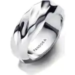 Pandora Jewelry Ribbled Wide Band Ring (193886C00-52) Women JEWELRY