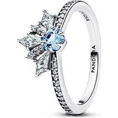 Pandora Jewelry Disney Frozen Queen Elsa Tiara Ring (194134C01-52) Women JEWELRY