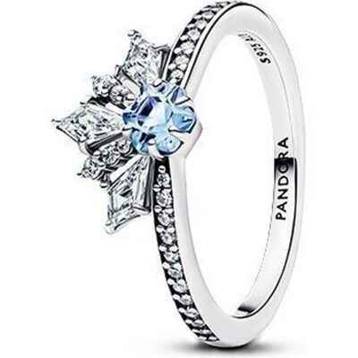 Pandora Jewelry Disney Frozen Queen Elsa Tiara Ring (194134C01-56) Women JEWELRY