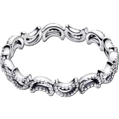 Pandora Jewelry Crescent Moon Ring (194258C00-52) Women JEWELRY