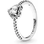 Pandora Jewelry Elevated Heart Ring (198421C01-52) Women JEWELRY